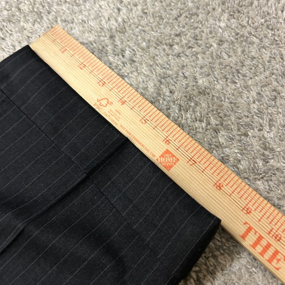 Brooks Brothers Suit 43R Pants 34X31 Charcoal Gray Pinstripe 2-Piece Wool Set - Picture 13 of 16